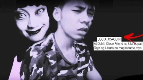 Pinoy horror story about encounter on Facebook with Lucia .